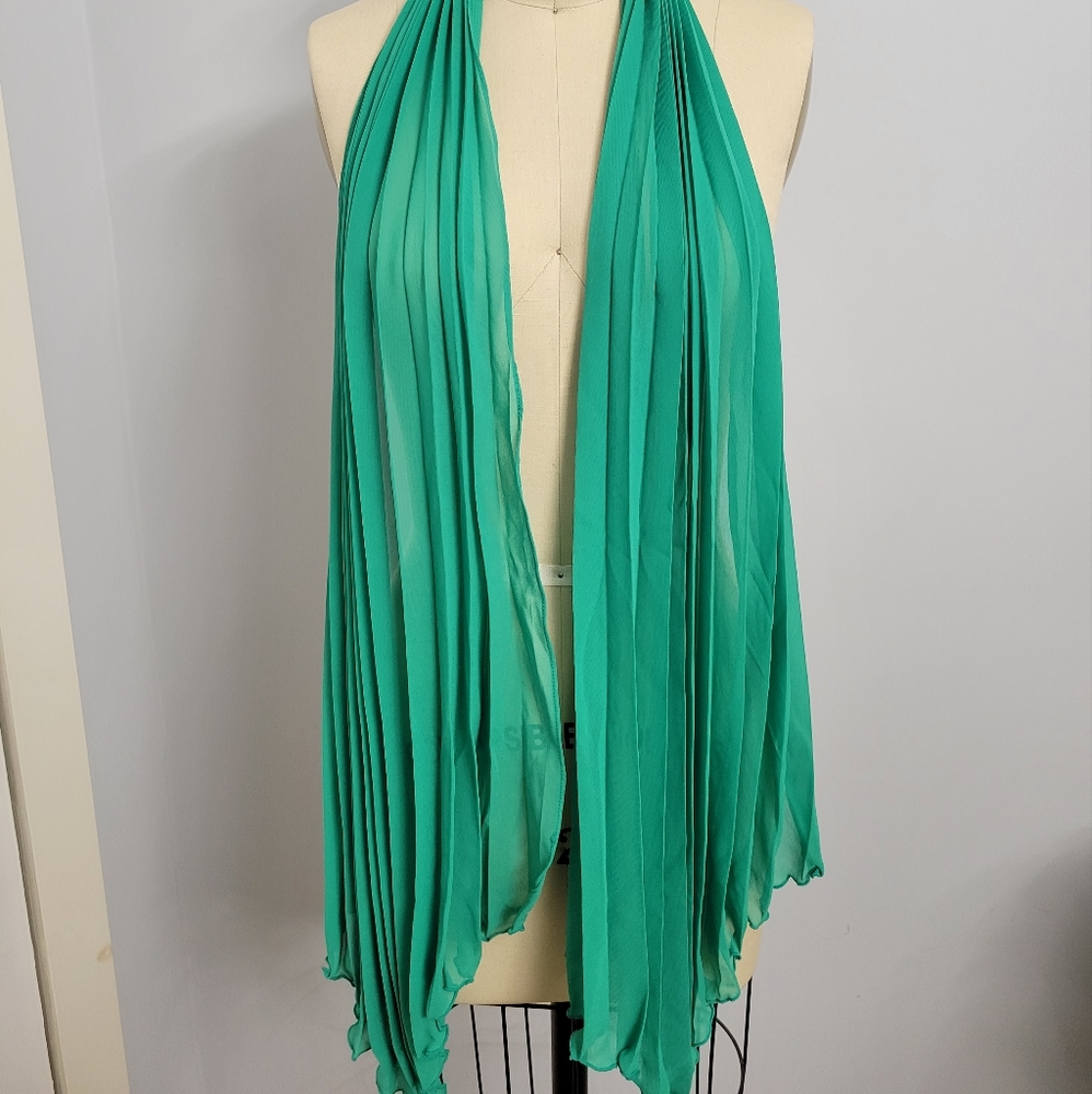 Green Scarf One Size